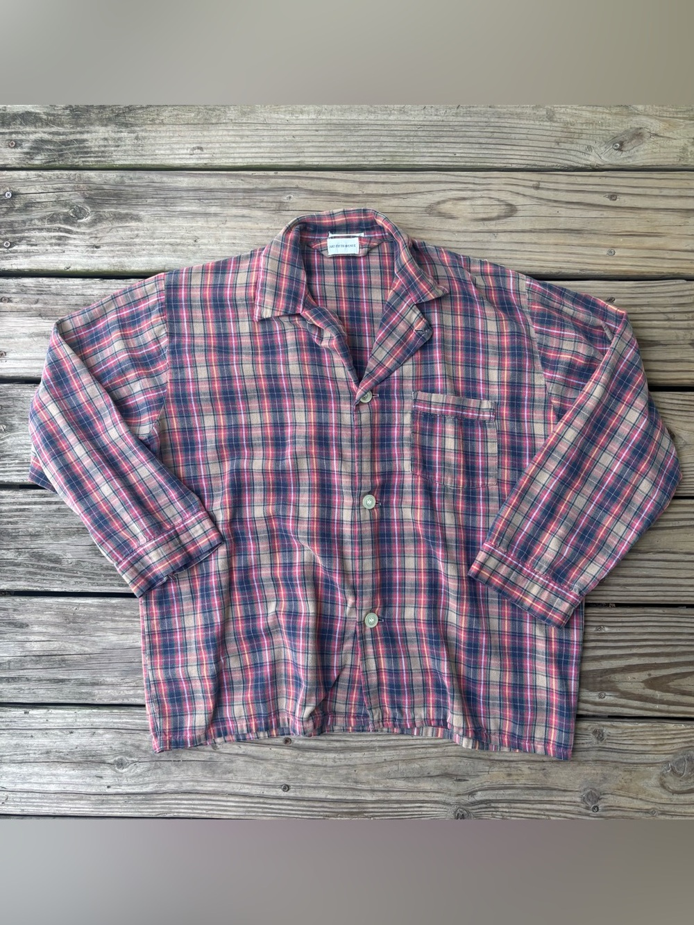 VTG Saks Fifth Avenue Flannel Shirt